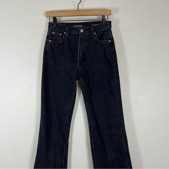 ARITZIA denim forum The Marianne Mid Rise Loose Flare 32l size 23 - Picture 3 of 9